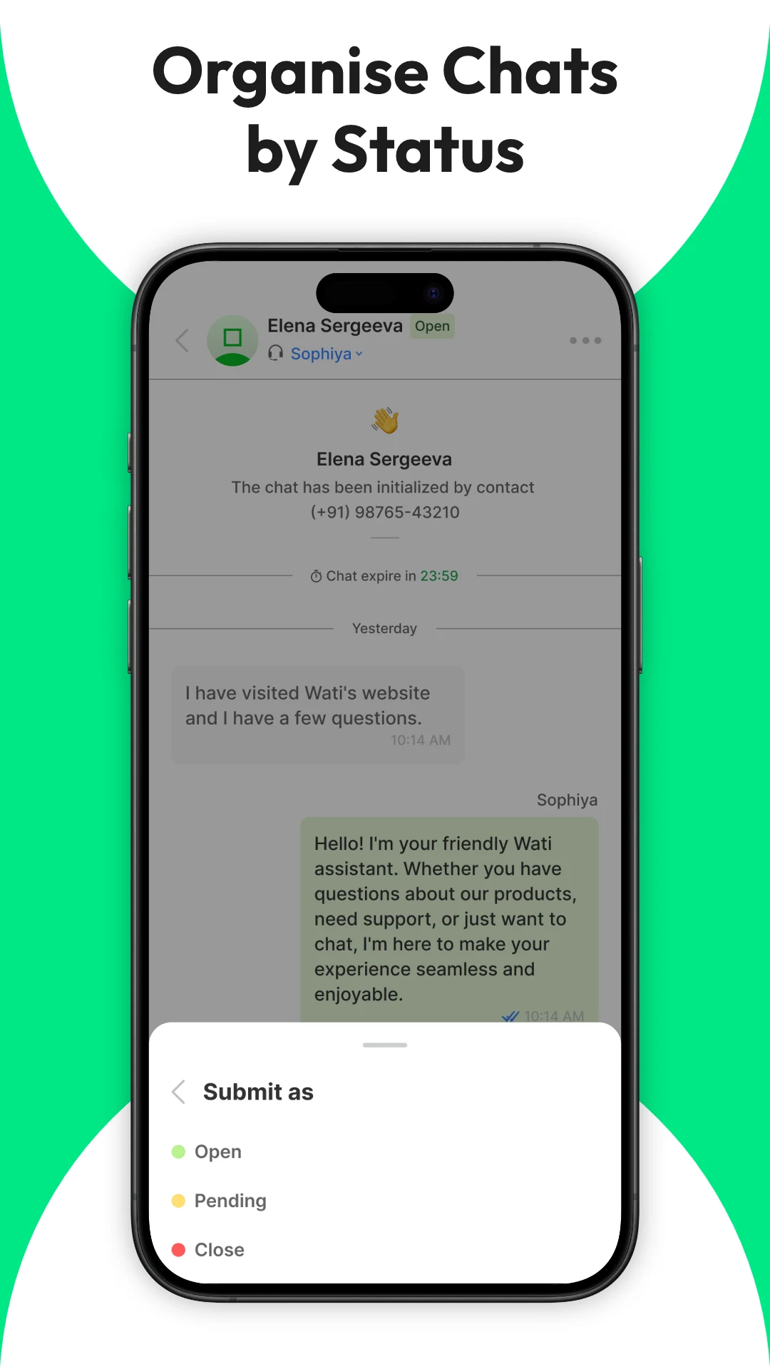 WATI - Team Inbox for WhatsApp screenshot
