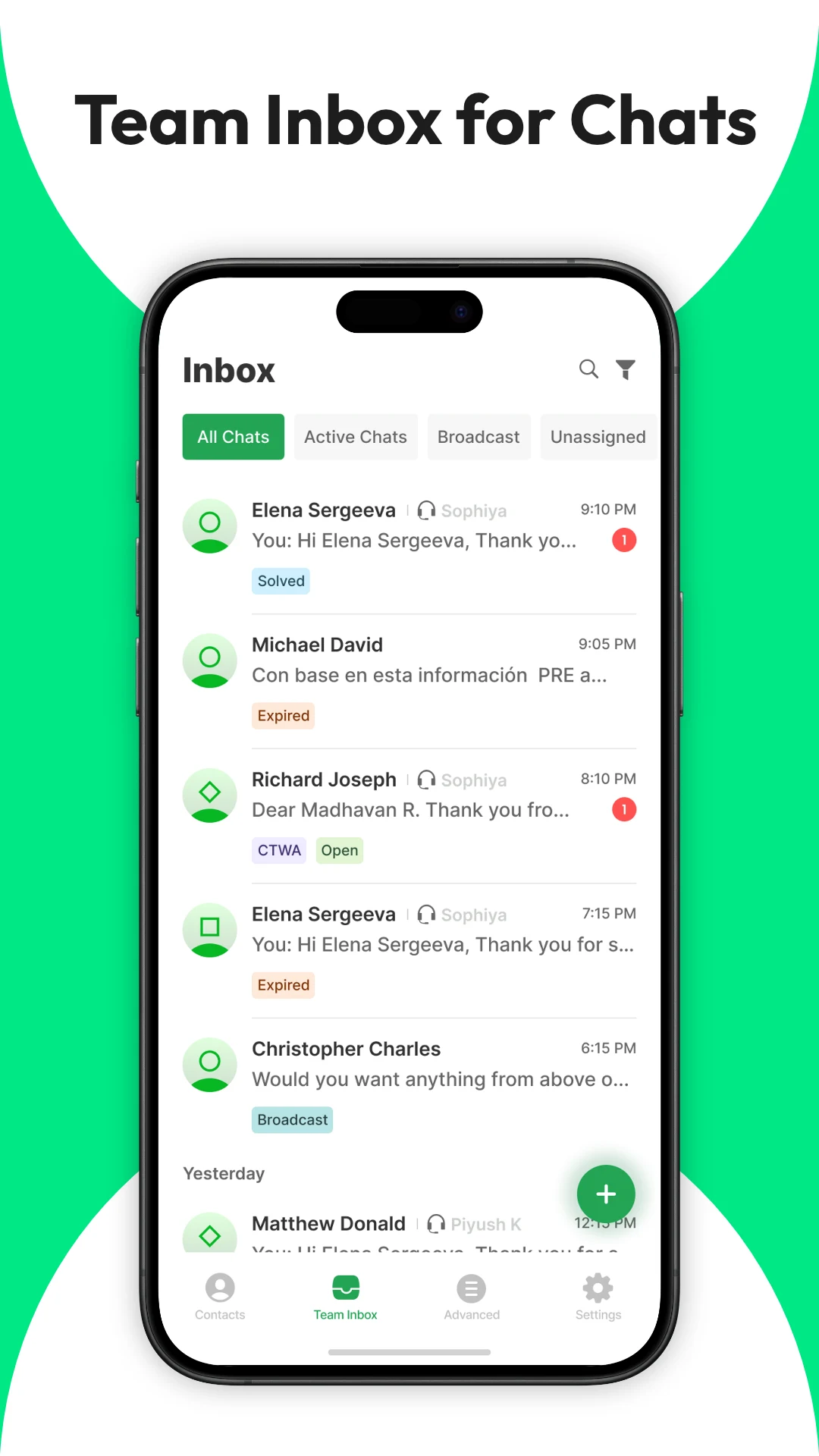 WATI - Team Inbox for WhatsApp screenshot
